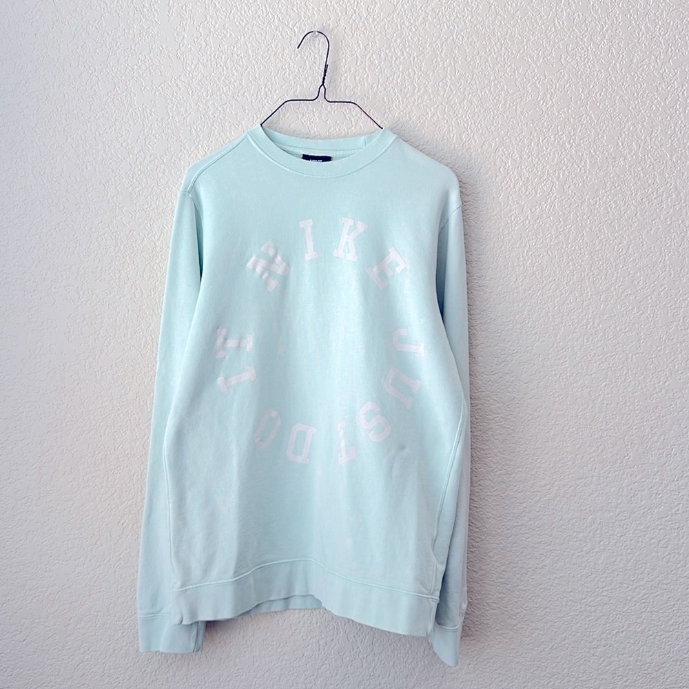 NIKE Sea foam Green Terry Sweatshirt Size M